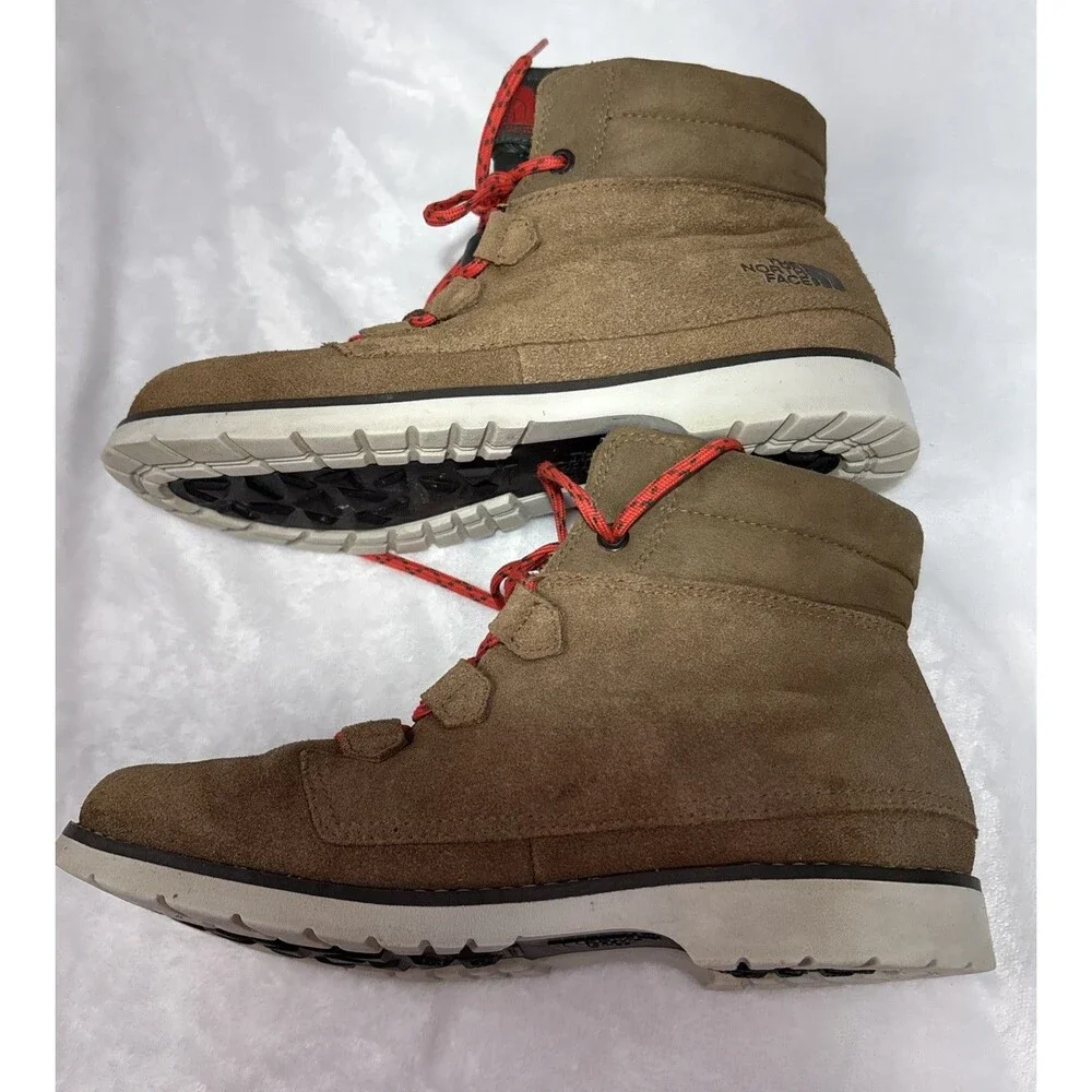The North Face Heat Seeker Boots Women’s Sz 9 Brown Ballard Roll Down Insulated